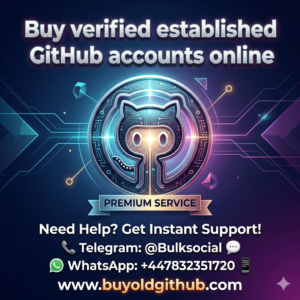 buy verified established GitHub accounts online