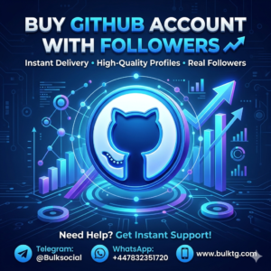 buy GitHub account with followers