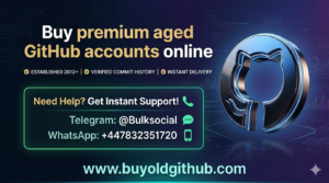 Buy premium aged GitHub accounts online