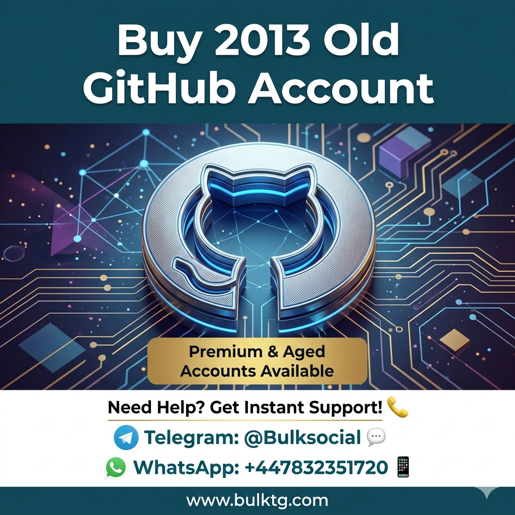 buy 2013 old GitHub account
