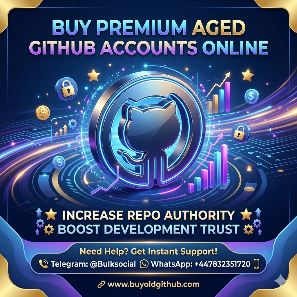 Buy premium aged GitHub accounts online