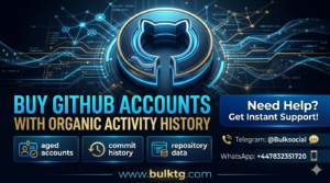 buy GitHub accounts with organic activity history